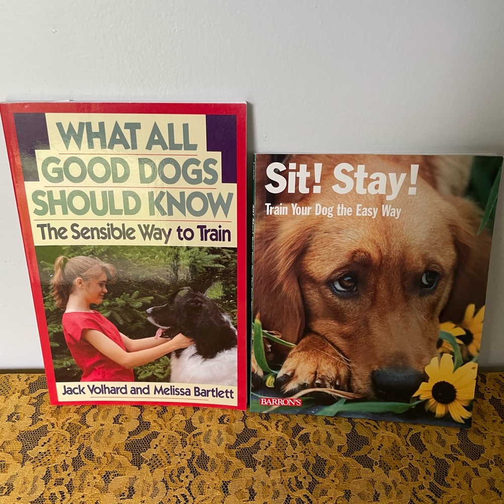 Set of 2 Dog Training Books